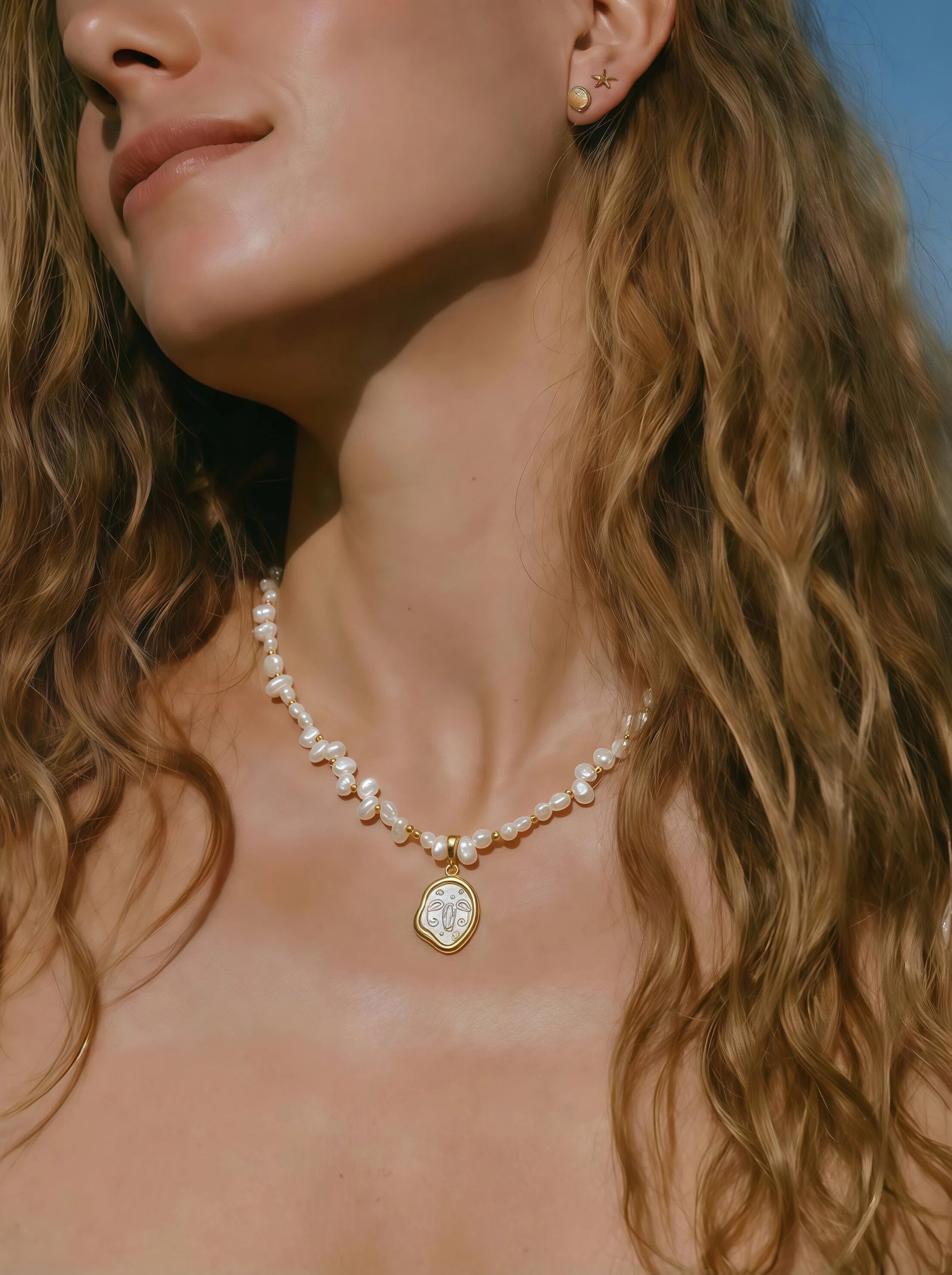 Zodiac Pearl Necklace
