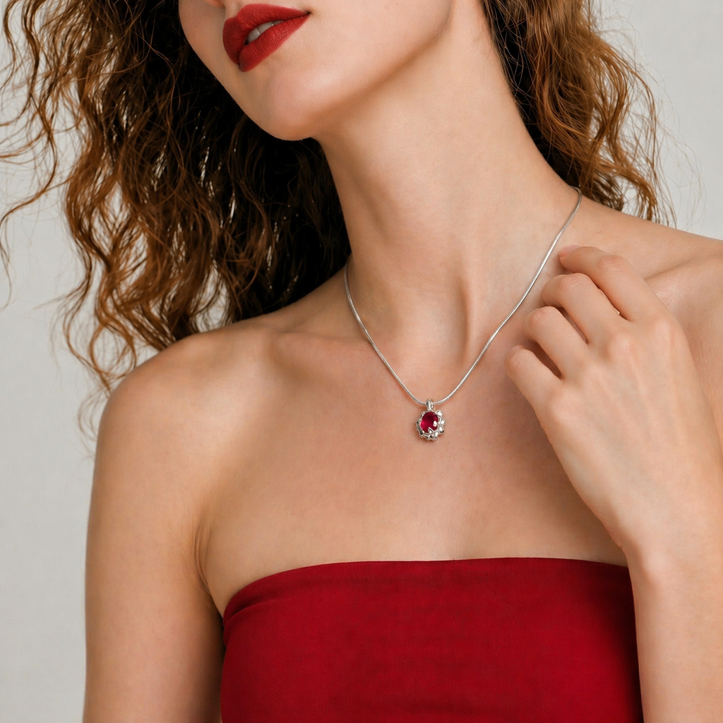 Ruby Necklace - Ruby Bloom