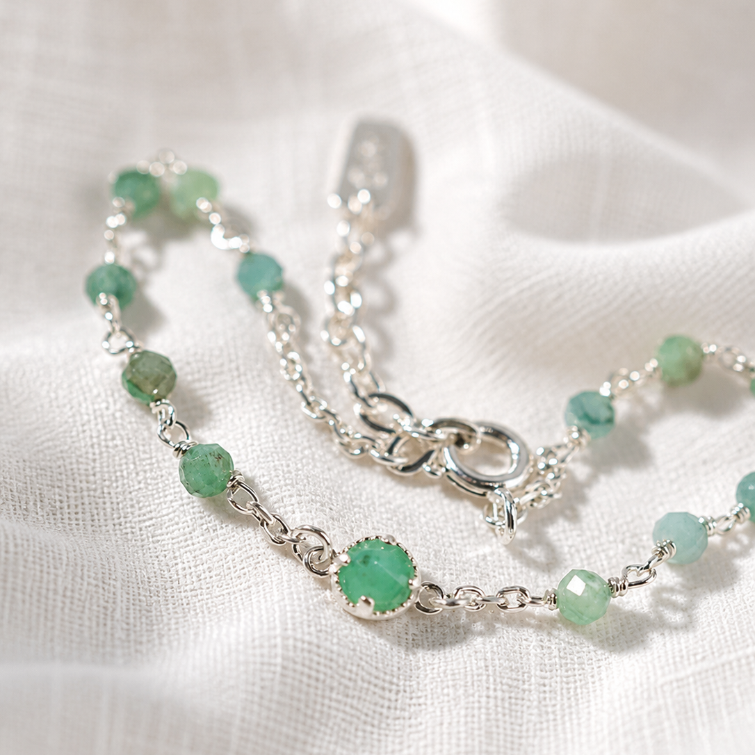 Emerald Bracelet - Green Dew