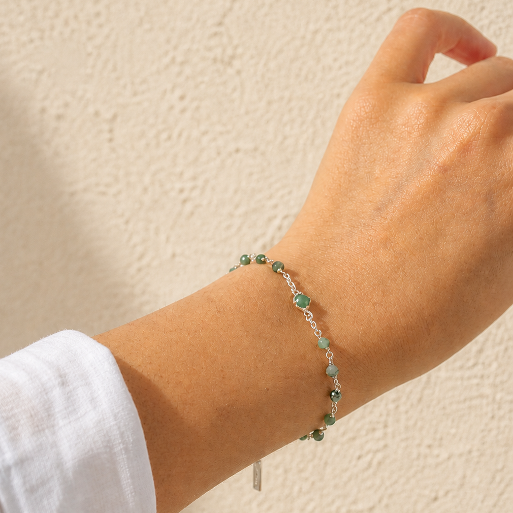 Emerald Bracelet - Green Dew