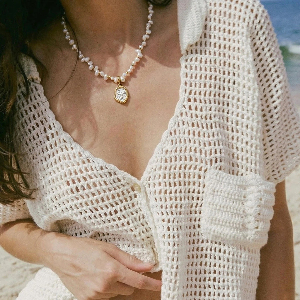 Zodiac Pearl Necklace