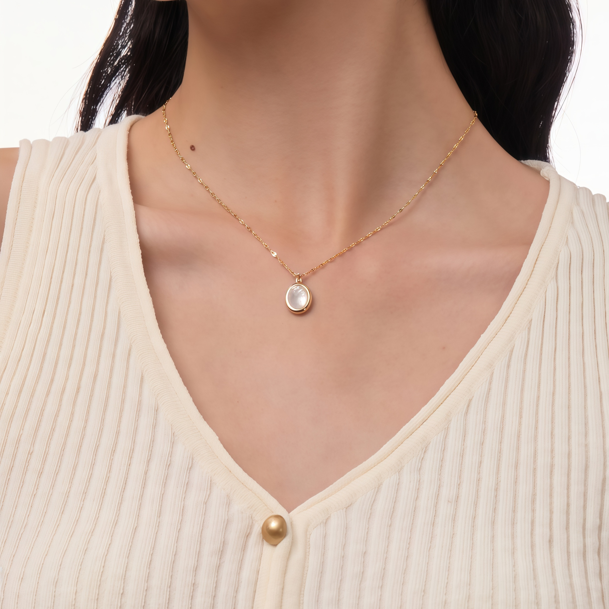 Collier en Nacre - Celeste Flow