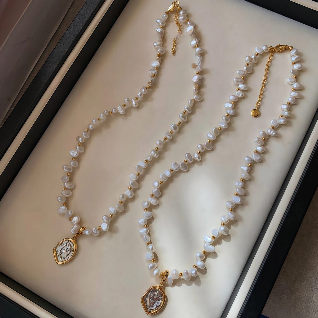 Zodiac Pearl Necklace