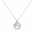 Rose Quartz Necklace - Rosé Aura