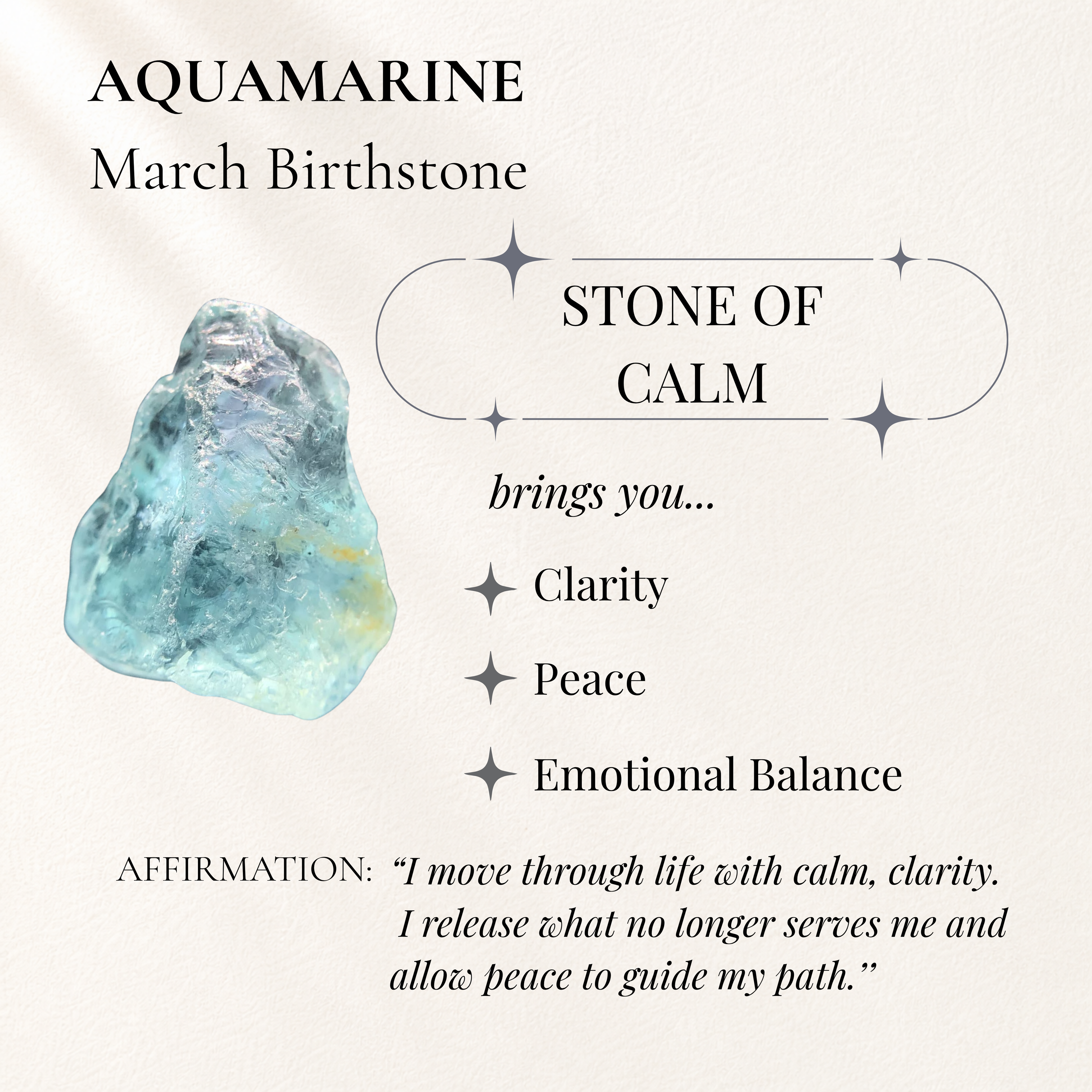 Aquamarine Bracelet - Luéna Tide
