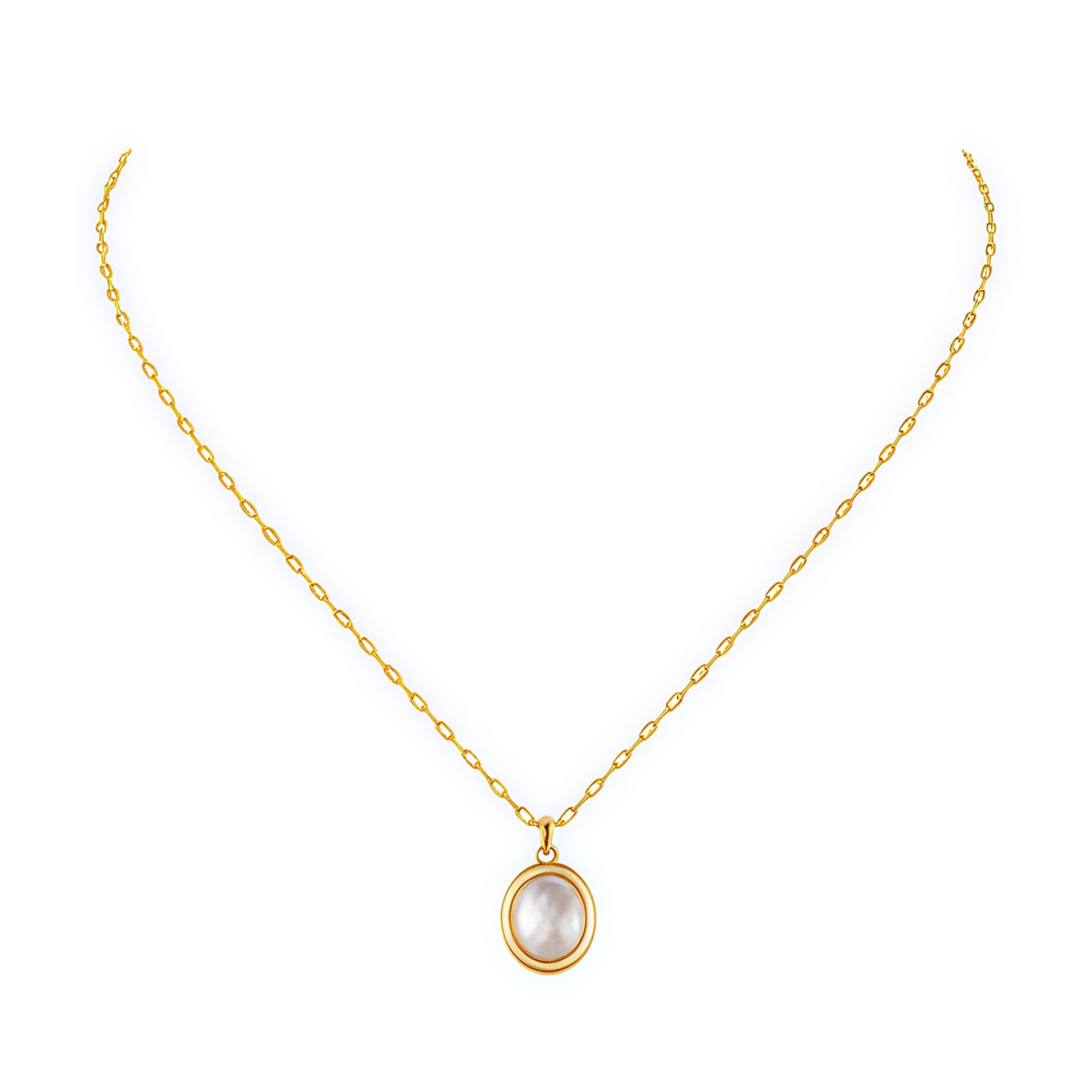 Mother of Pearl Necklace - Celeste Flow