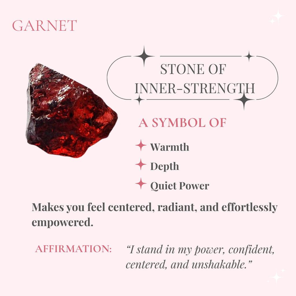 Garnet Necklace - Ember Cascade