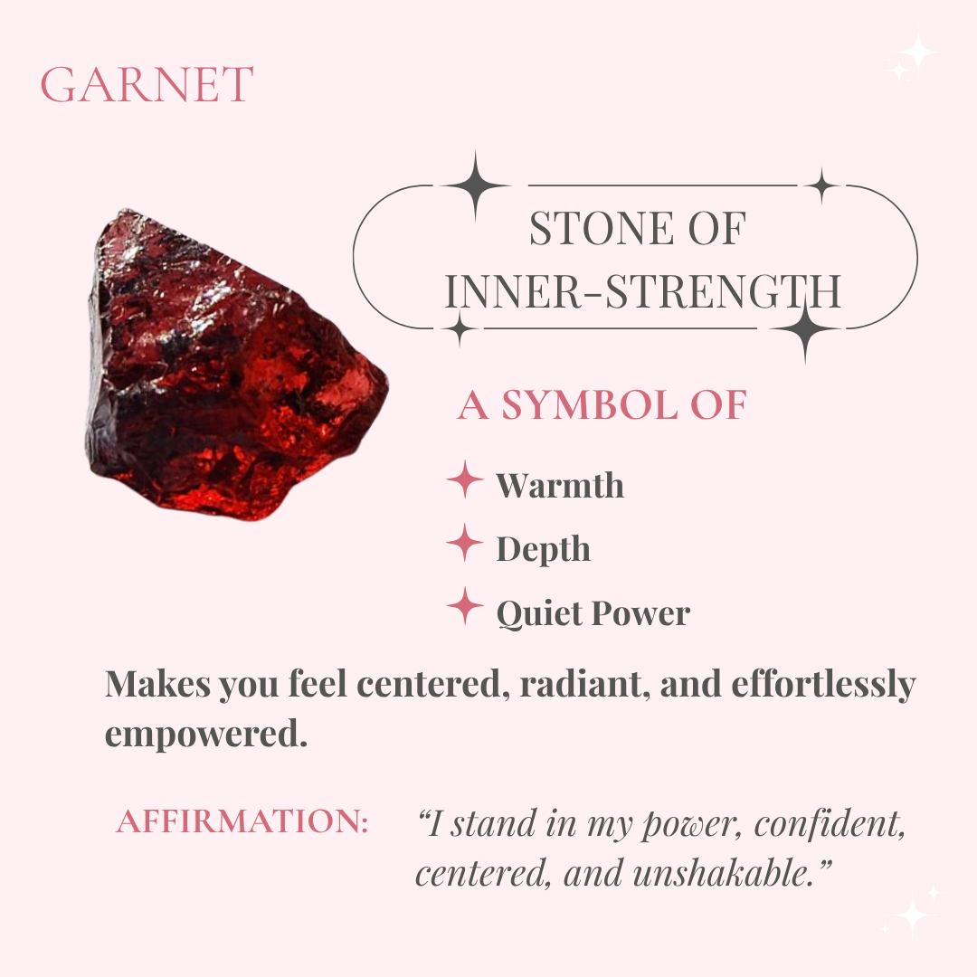 Garnet Necklace - Ember Cascade