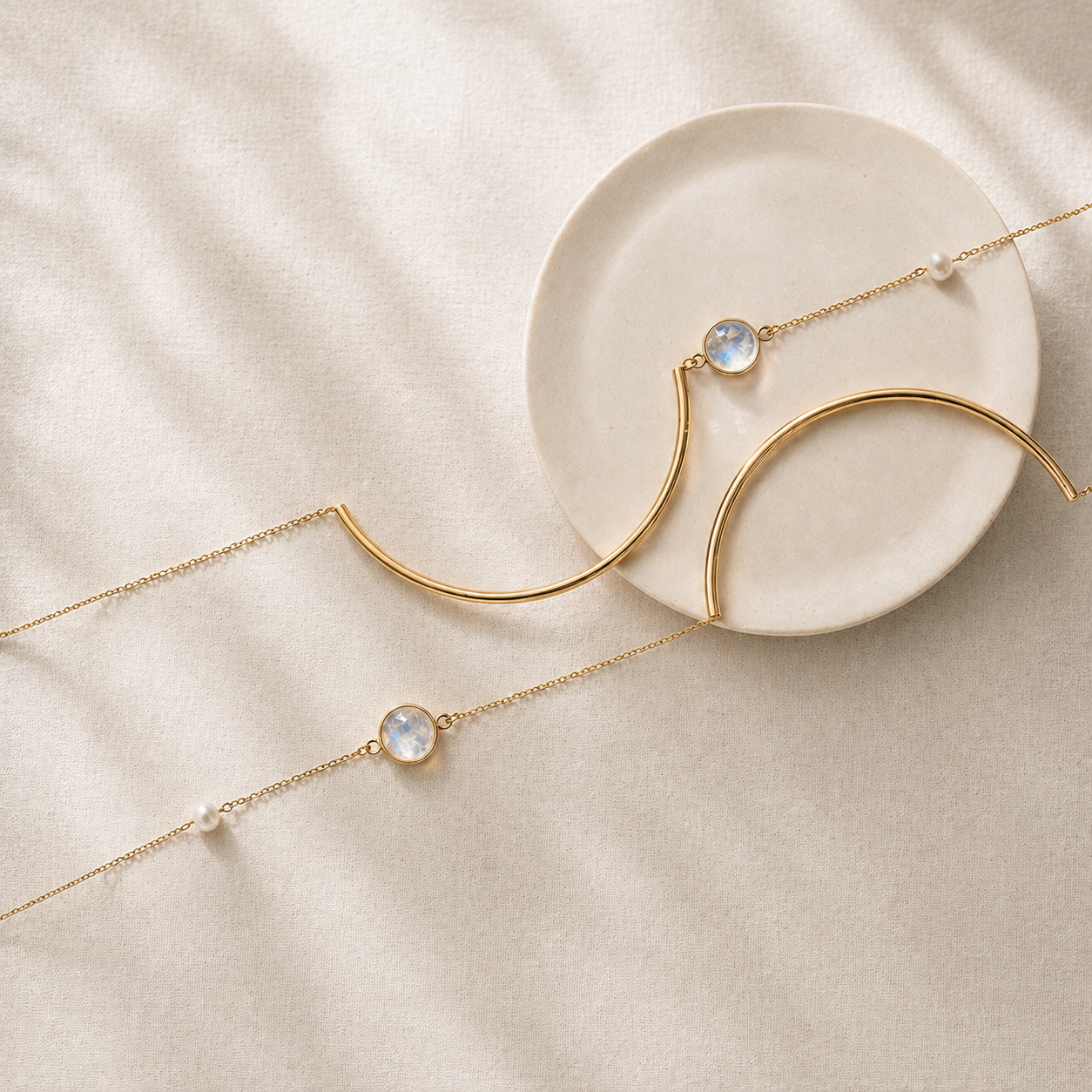 Moonstone Bracelet - Luéna Glow