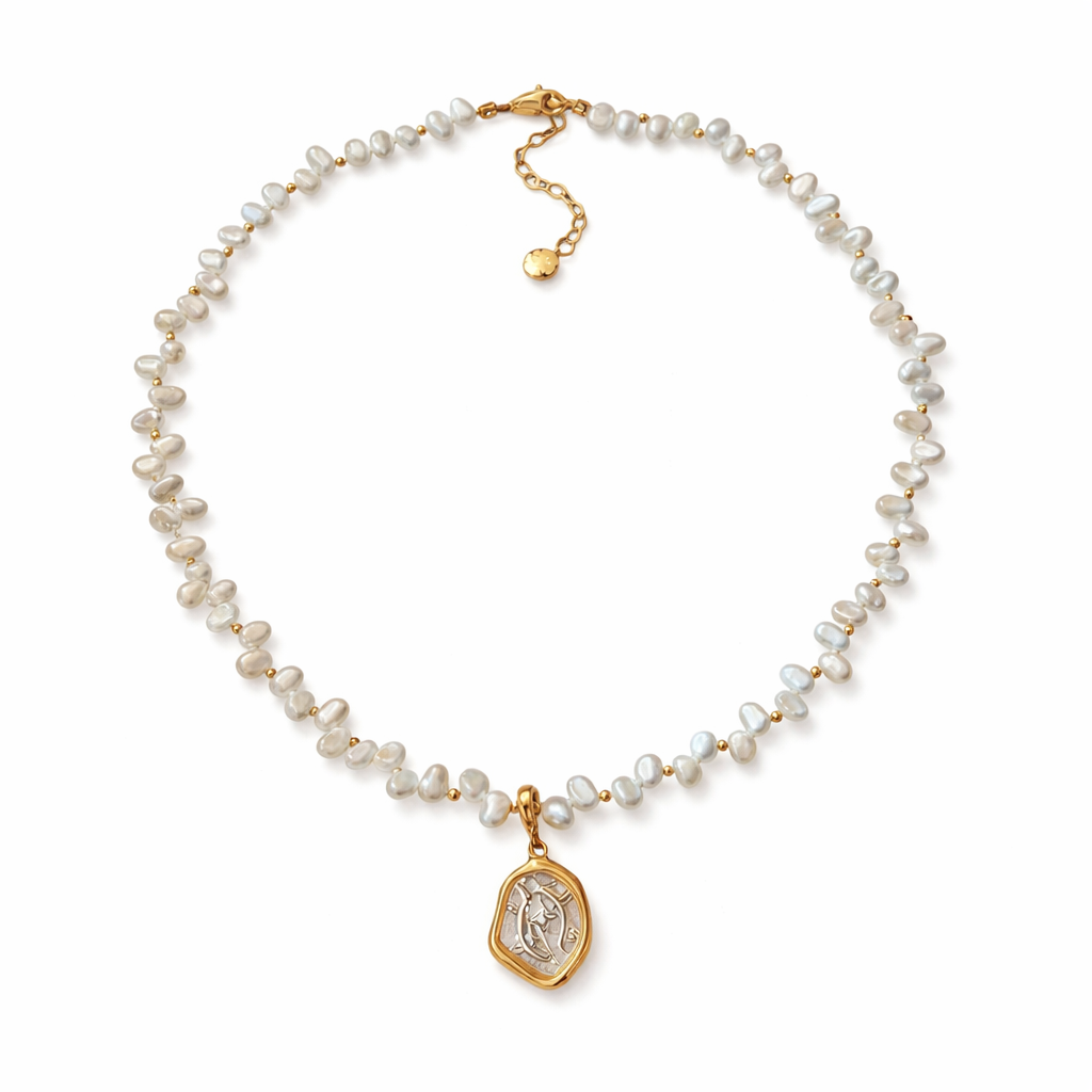 Zodiac Pearl Necklace