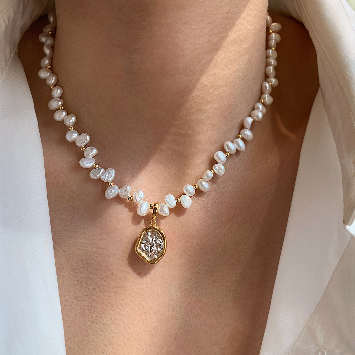 Zodiac Pearl Necklace