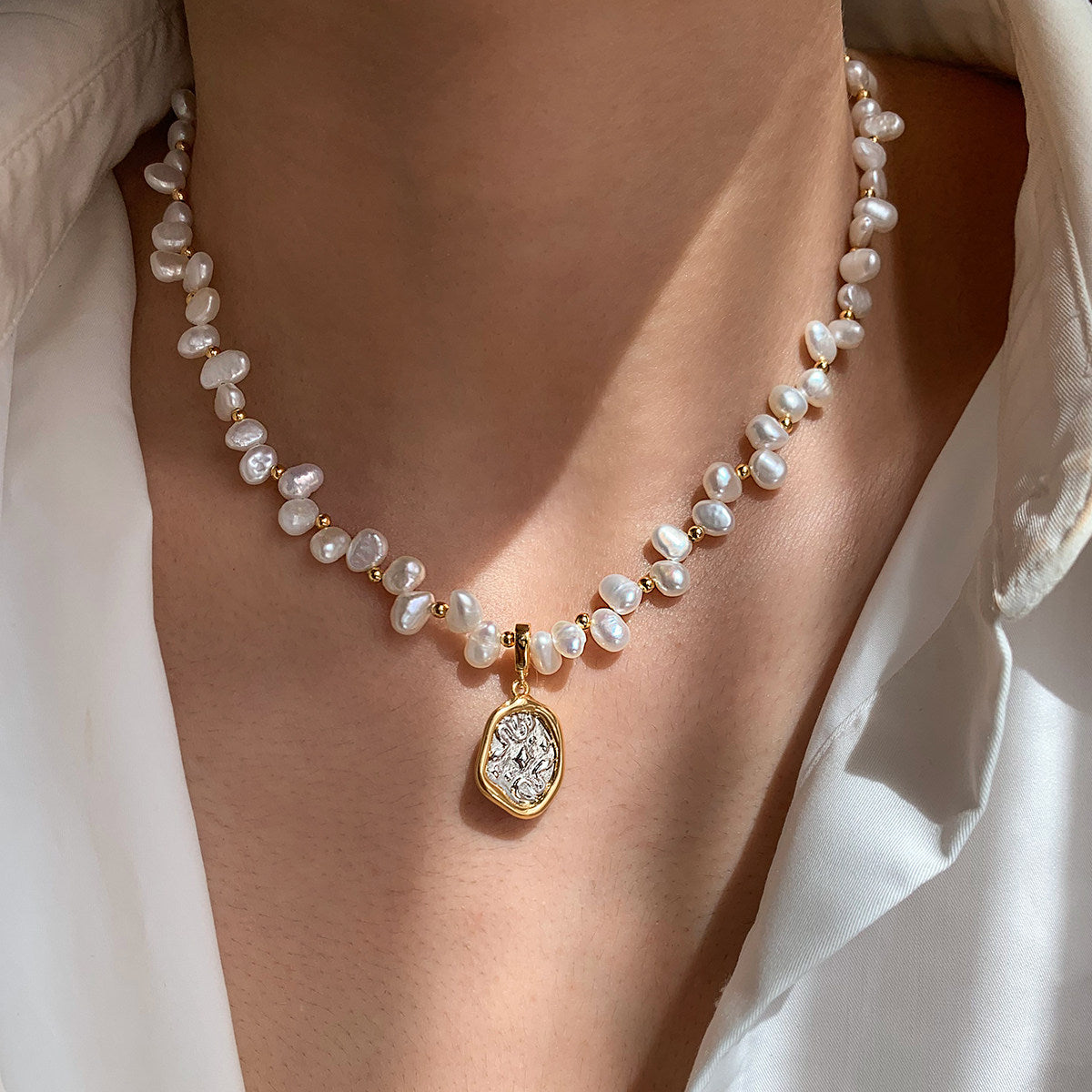 Zodiac Pearl Necklace