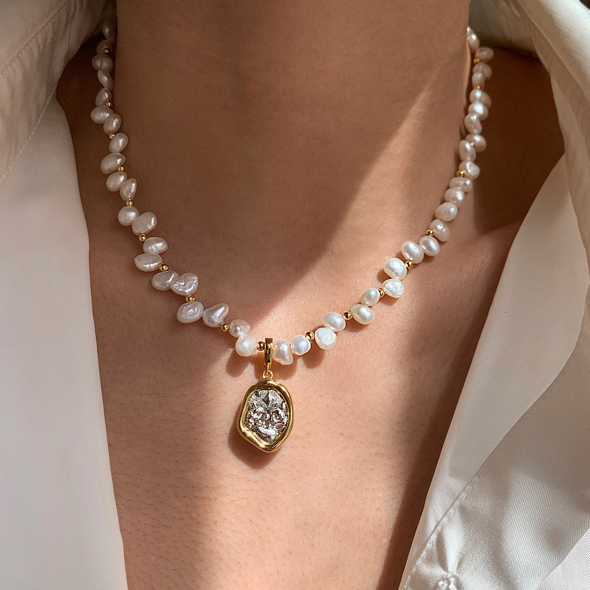 Zodiac Pearl Necklace
