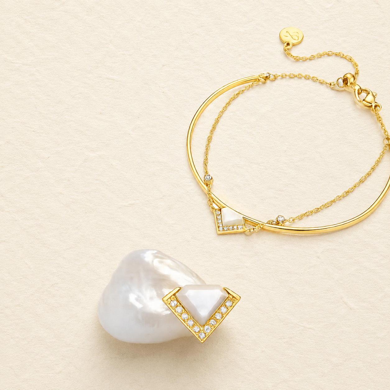 Mother of Pearl Bracelet - Ivory Grace