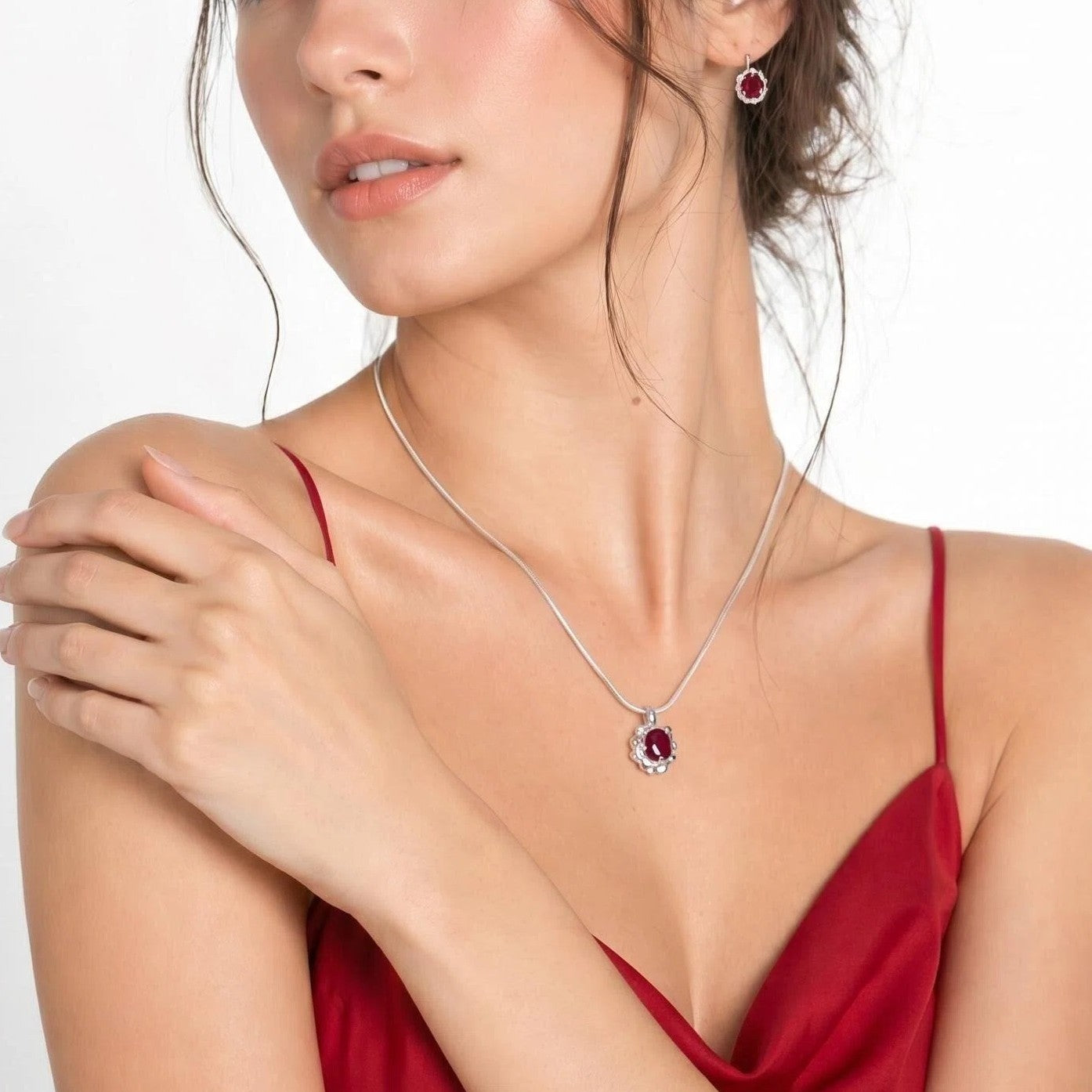 Ruby Necklace - Ruby Bloom