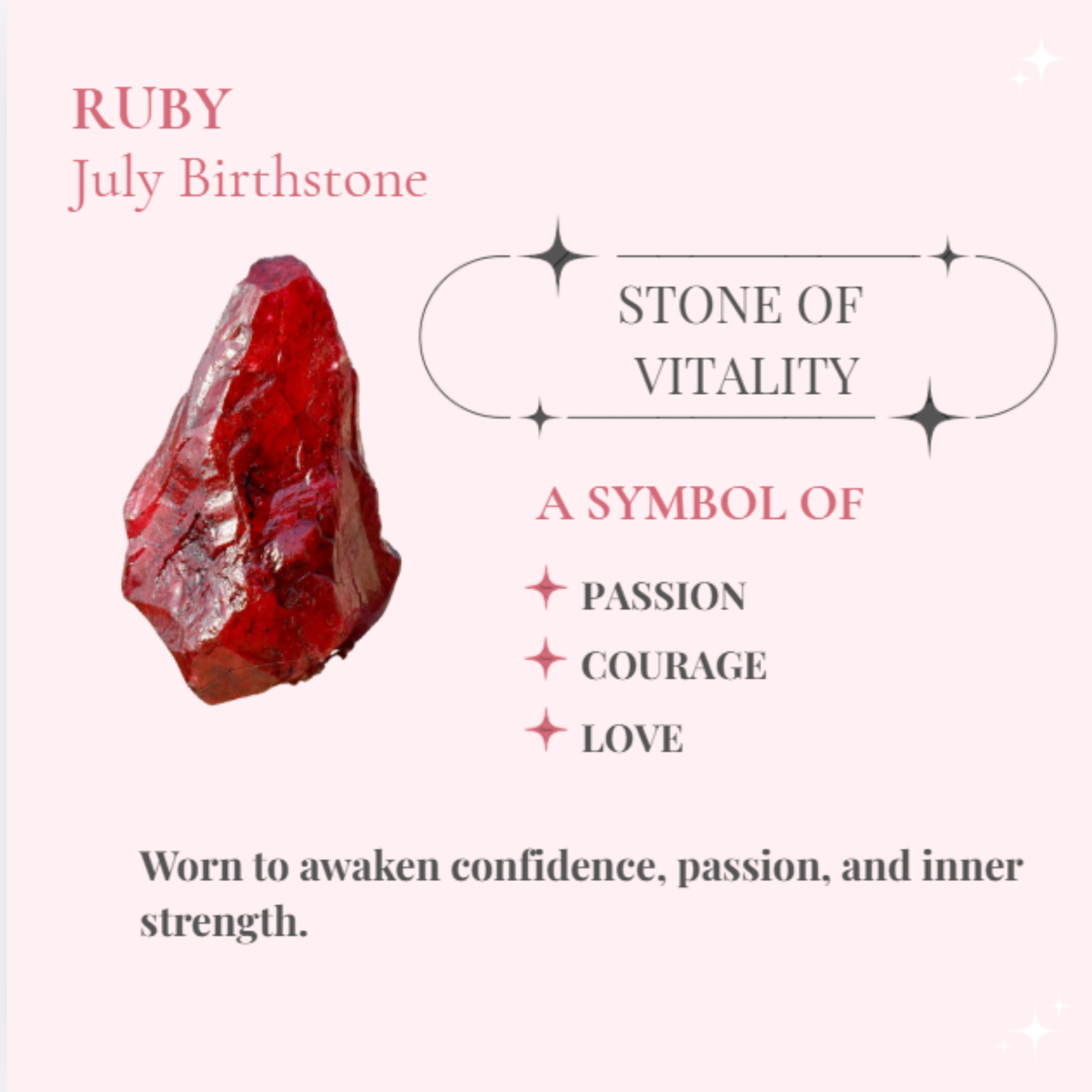 Ruby Necklace - Ruby Bloom